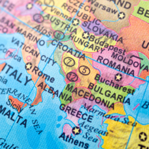 mapa balkanskog poluotoka